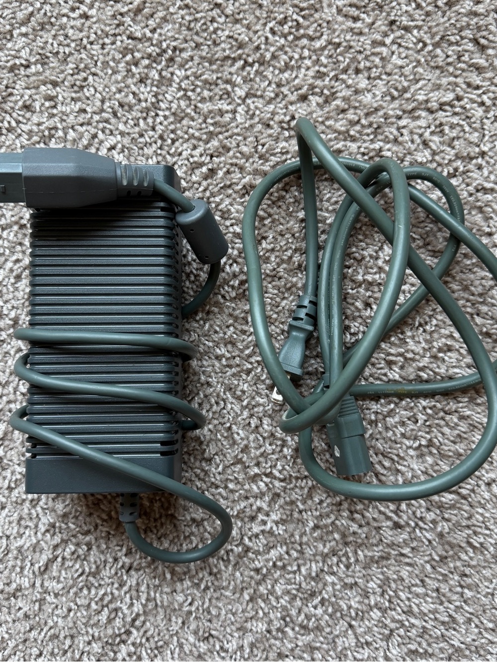 MICROSOFT XBOX 360 AC ADAPTER POWER BRICK CORD SUPPLY USED